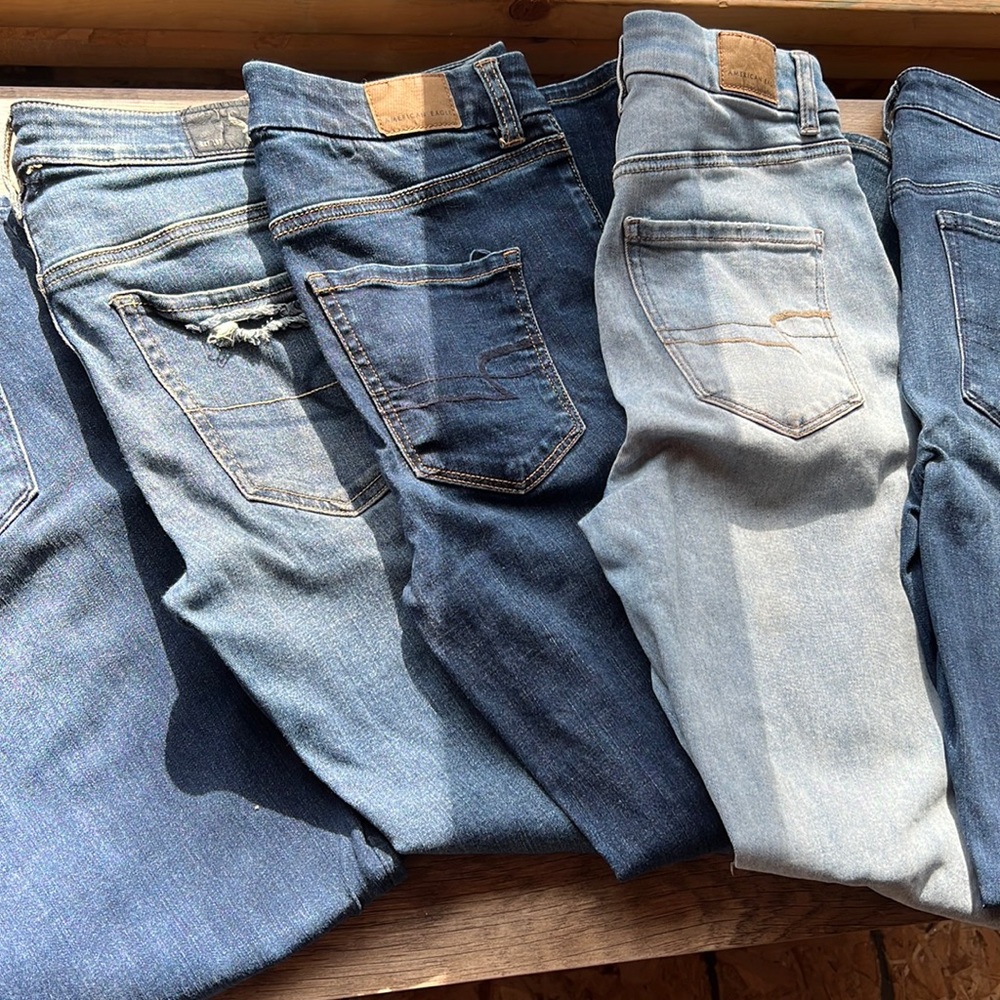 American Eagles lot of 5 pairs of jeggings